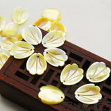 5pcs Natural Mother-of-Pearl Flower Loose Beads DIY Accessories