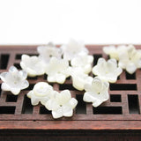 5pcs Lily Shell Beads Jewelry Making DIY Accessories