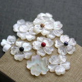 5pcs Natural Mother-of-Pearl Shell Beads Jewelry DIY Accessories