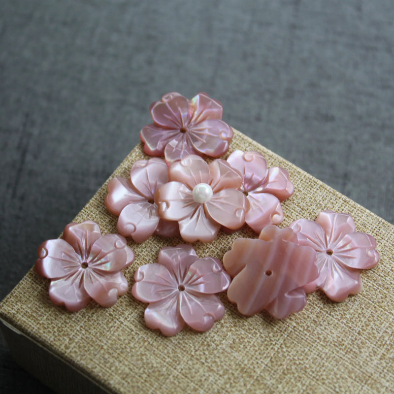 5pcs Natural Mother-of-Pearl Shell Beads Jewelry DIY Accessories