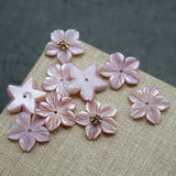 5pcs 15mm Natural Shell Mother-of-Pearl Flower Jewelry Making DIY Set