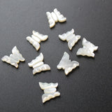 5pcs Natural Shell Butterfly Beads Pink DIY Hair Clip Bracelet Earring