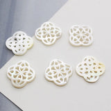 5pcs Natural Butterfly Shell Hanging Piece DIY Jewelry Accessories
