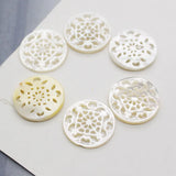 5pcs Natural Butterfly Shell Hanging Piece DIY Jewelry Accessories