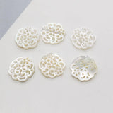 5pcs Natural Butterfly Shell Hanging Piece DIY Jewelry Accessories