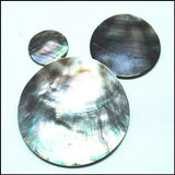 5pcs Lip Shell Round Shape Pendant Seawater Saltwater 30-60mm