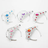 5pcs Kids Crown Princess Tiara Hair Accessory Headband Plastic Magic Headband