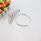 5pcs Kids Crown Princess Tiara Hair Accessory Headband Plastic Magic Headband
