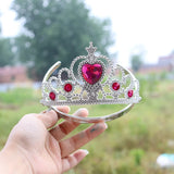 5pcs Kids Crown Princess Tiara Hair Accessory Headband Plastic Magic Headband