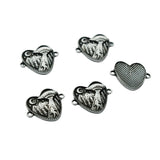 5pcs Moon Sasquatch Bigfoot Bracelet Charms DIY Jewelry