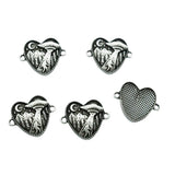 5pcs Moon Sasquatch Bigfoot Bracelet Charms DIY Jewelry