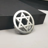 Stainless Steel Pentagram Protection Wicca Necklace Pendant