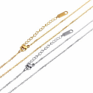 5pcs 1.5mm Stainless Steel Chains for DIY Necklace Bracelets