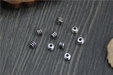 5pcs 925 Sterling Silver Spacer Beads 4.5mm for Bracelet