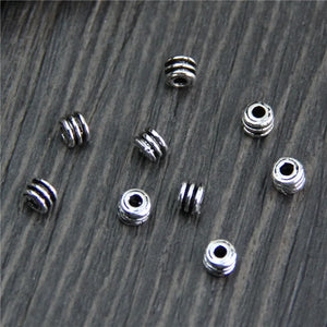 5pcs 925 Sterling Silver Spacer Beads 4.5mm for Bracelet