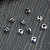 5pcs 925 Sterling Silver Spacer Beads 4.5mm for Bracelet