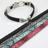 5pcs 10mm Flat Leather Cord for DIY Jewelry Making K01813
