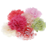 5pcs Chiffon Damaged Flower Head Wedding Party Home Decoration DIY