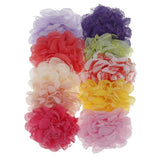 5pcs Chiffon Damaged Flower Head Wedding Party Home Decoration DIY