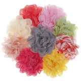 5pcs Chiffon Damaged Flower Head Wedding Party Home Decoration DIY