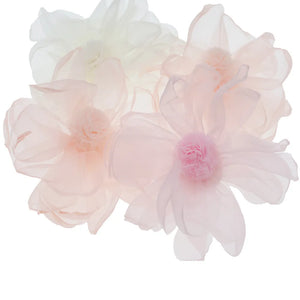 5pcs Mesh Artificial Flower DIY Christmas Headress Wedding Decoration