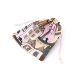 5pcs/lot Linen Cotton Bag Drawstring Bag 14*16cm