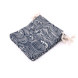 5pcs 14*16cm Linen Cotton Drawstring Gift Bags