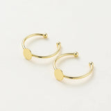 5pcs 14K 18K Plated 20mm Adjustable Blank Ring Setings Pin Base Fitting