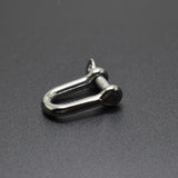 5pcs Stainless Steel D Shackle With Screw 24mm W * 26mm H*4mm T