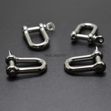 5pcs Stainless Steel D Shackle With Screw 24mm W * 26mm H*4mm T