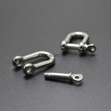 5pcs Stainless Steel D Shackle With Screw 24mm W * 26mm H*4mm T