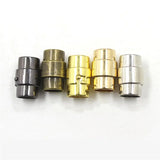 5pcs Magnetic Clasps 3 4 5 6 8 10mm Locking Fit Leather Cord DIY Bracelets