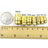 5pcs Magnetic Clasps 3 4 5 6 8 10mm Locking Fit Leather Cord DIY Bracelets