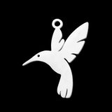 5pcs 316 Stainless Steel Animal Charm Pendant for Necklaces DIY Jewelry Make