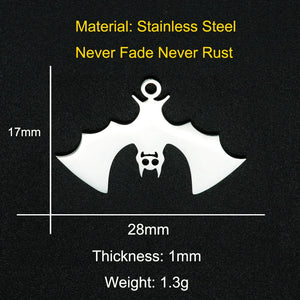 5pcs 316 Stainless Steel Charms for Jewelry Making DIY