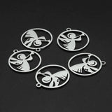 5pcs 316 Stainless Steel Charms for Jewelry Making DIY