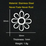 5pcs 316 Stainless Steel Charms for Jewelry Making DIY