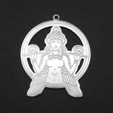 5pcs 316 Stainless Steel Hand Eye Cat Snake DIY Necklace Charm Pendant