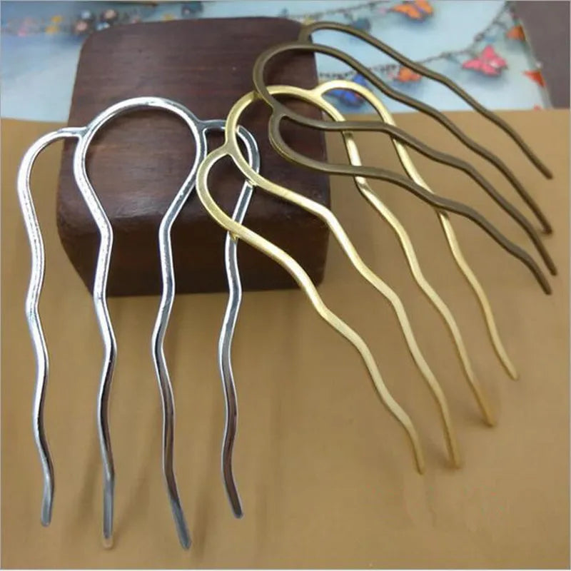 5pcs Wedding Hair Combs Hairpin DIY Jewelry Noiva Z272