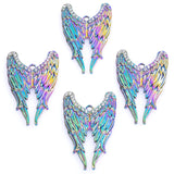 5pcs/lot Angel Wing Rainbow Charms Jewelry Making Pendant