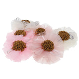 5pcs Lace Flower Wedding Party Home Decoration DIY Christmas Headdres Flower