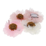 5pcs Lace Flower Wedding Party Home Decoration DIY Christmas Headdres Flower