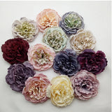 5pcs Silk Peony Flower Heads DIY Wedding Home Decor