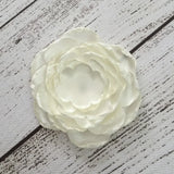 5pcs DIY Satin Layered Wedding Flower Hair Accessory For Bridal Bouquets