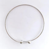 Adjustable Bangles with Ball Beads, DIY Charms Bracelet