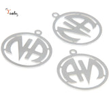 5pcs Anonymous Symbol NAR Recovery Logo Charm Pendant 28x25mm