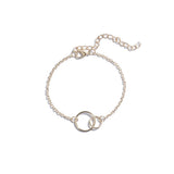 5pcs Retro Leaves Circle Wide Double Leaves Bangles For Women