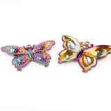 5pcs Butterfly DIY Rainbow Charms Jewelry Earring Crafts Findings Pendant