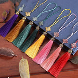 5pcs Chinese Knot Tassels Polyester Silk Fringe for Sewing DIY