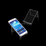 5pcs Clear Acrylic Phone Display Stand Easel Holder